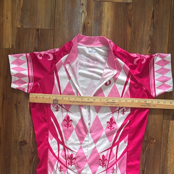 Pearl Izumi Pink and White Cycling Top - Picture 4 of 5